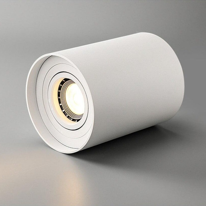 Spot moderne à LED en métal cylindrique Julius