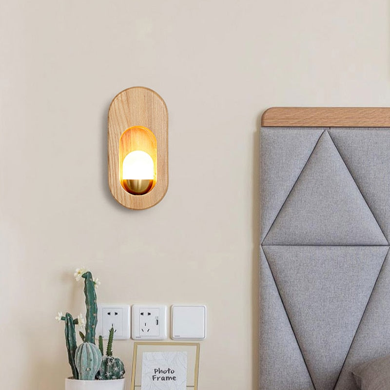 Applique murale scandinave LED avec oeuf lumineux Chaymae