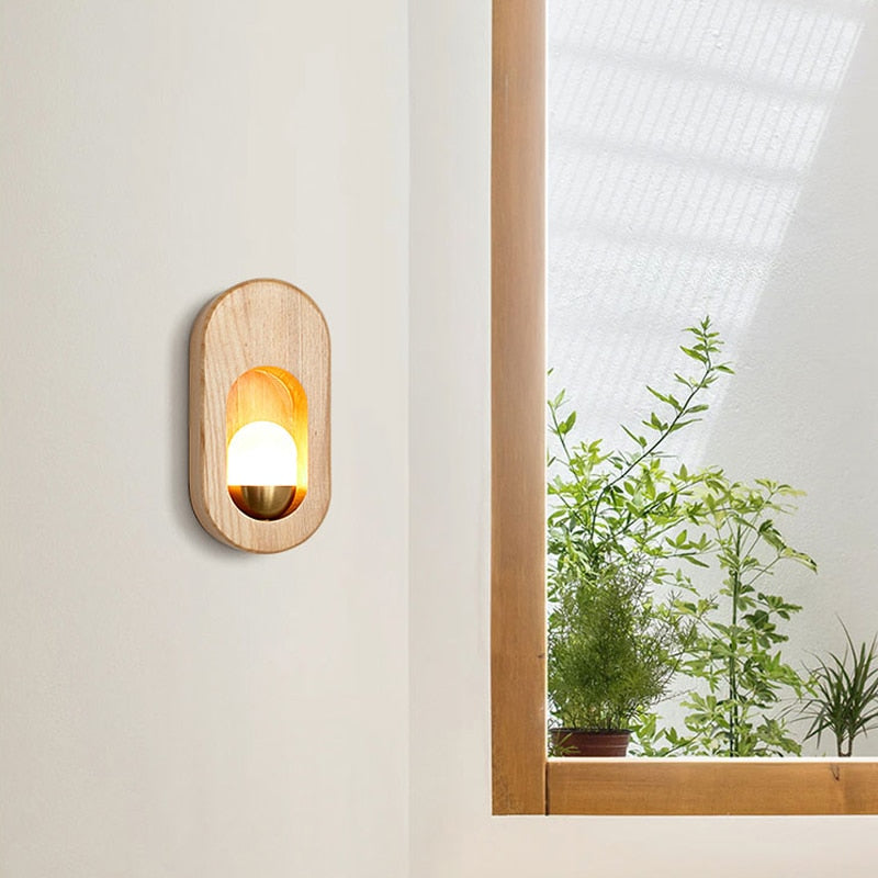 Applique murale scandinave LED avec oeuf lumineux Chaymae