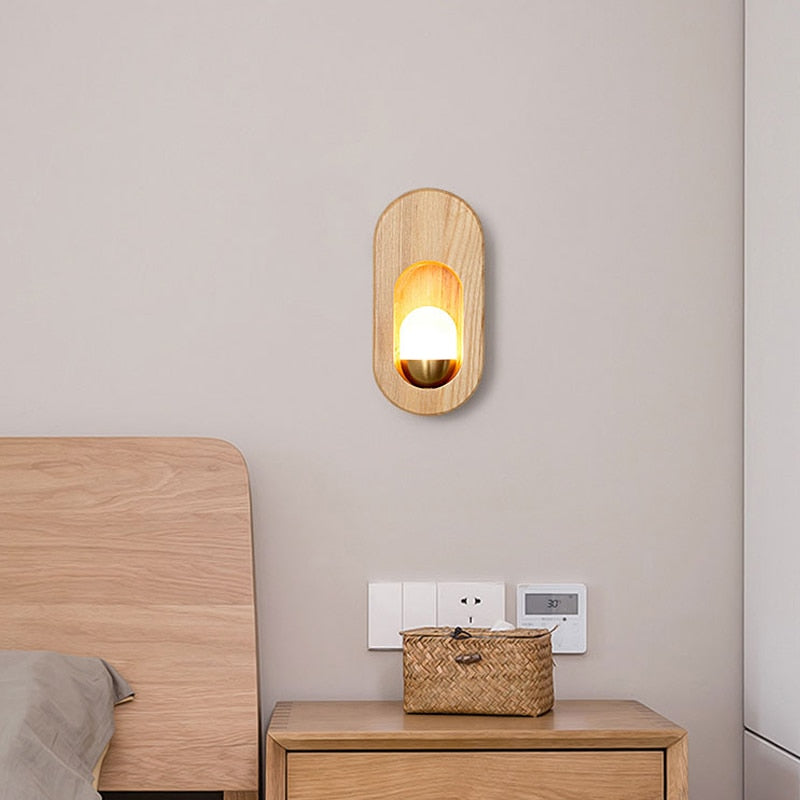 Applique murale scandinave LED avec oeuf lumineux Chaymae