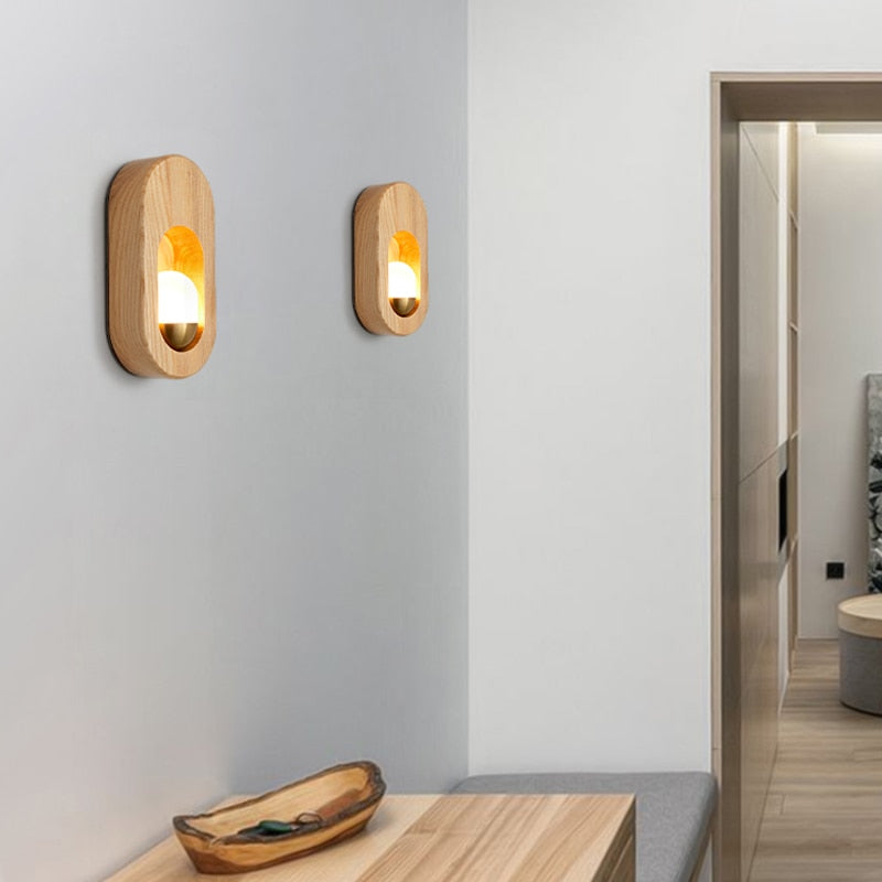 Applique murale scandinave LED avec oeuf lumineux Chaymae