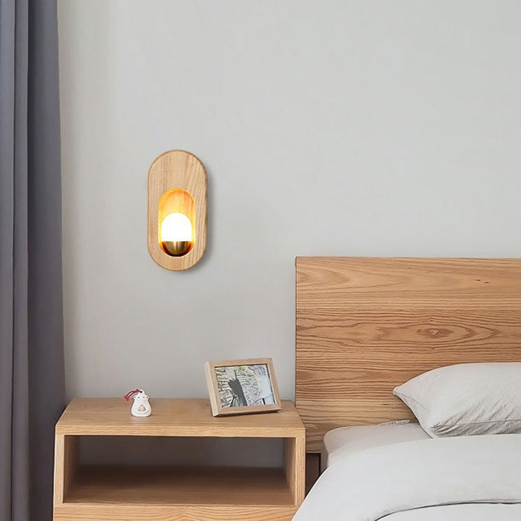 Applique murale scandinave LED avec oeuf lumineux Chaymae