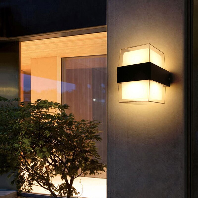 wall lamp modern LED cubic metal wall Adam