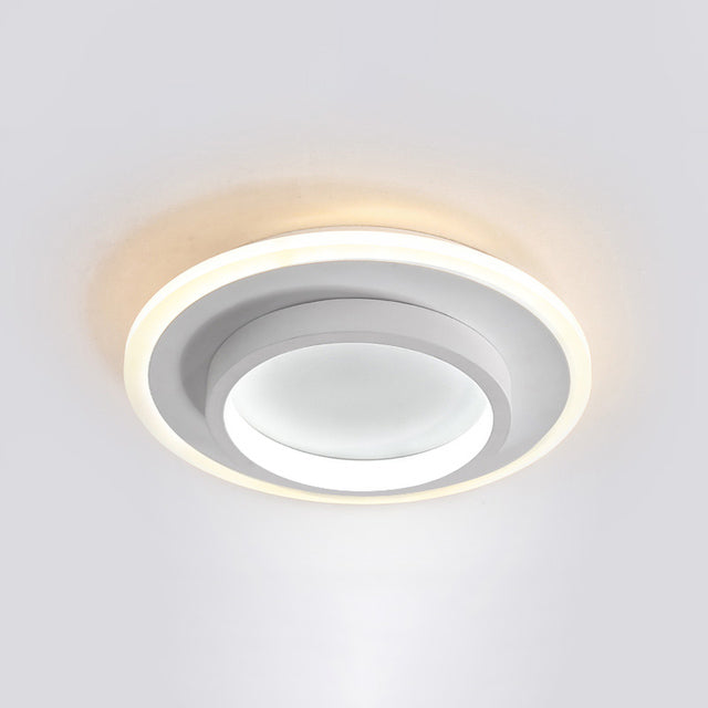Clery modern square or circular LED ceiling light
