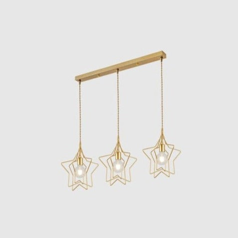 Lustre moderne LED avec plusieurs formes géometriques Yria - vue 5 sur 7