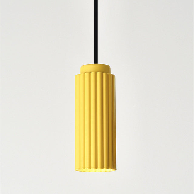 pendant light modern LED with lampshade colored tube Kinna