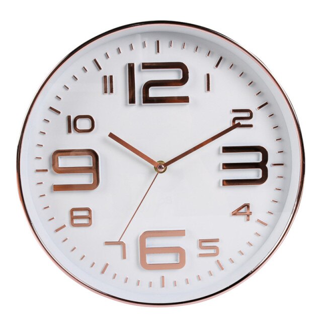 Horloge murale ronde design avec chiffres colorés 30cm Brief