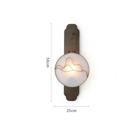 wall lamp modern metallic LED wall mounted Aiko