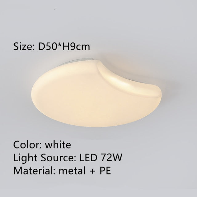 Modern LED ceiling lamp with rounded shapes Yedra