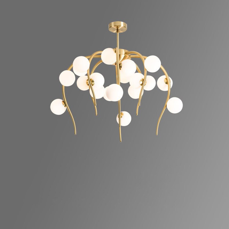 Lustre moderne en forme d'octopus avec globes Nayla
