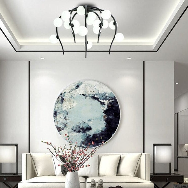 Lustre moderne en forme d'octopus avec globes Nayla