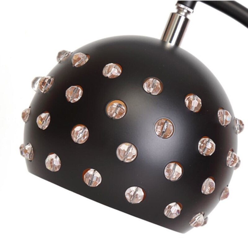 Metal desk lamp with lampshade disco style Nest