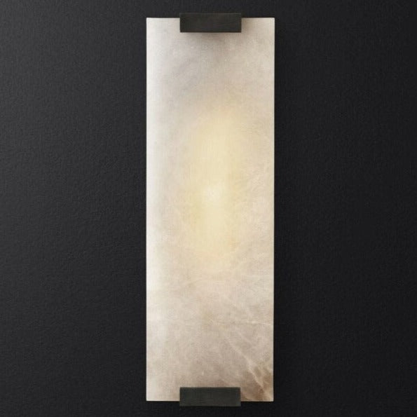 wall lamp modern rectangular LED wall in marble Zinerva