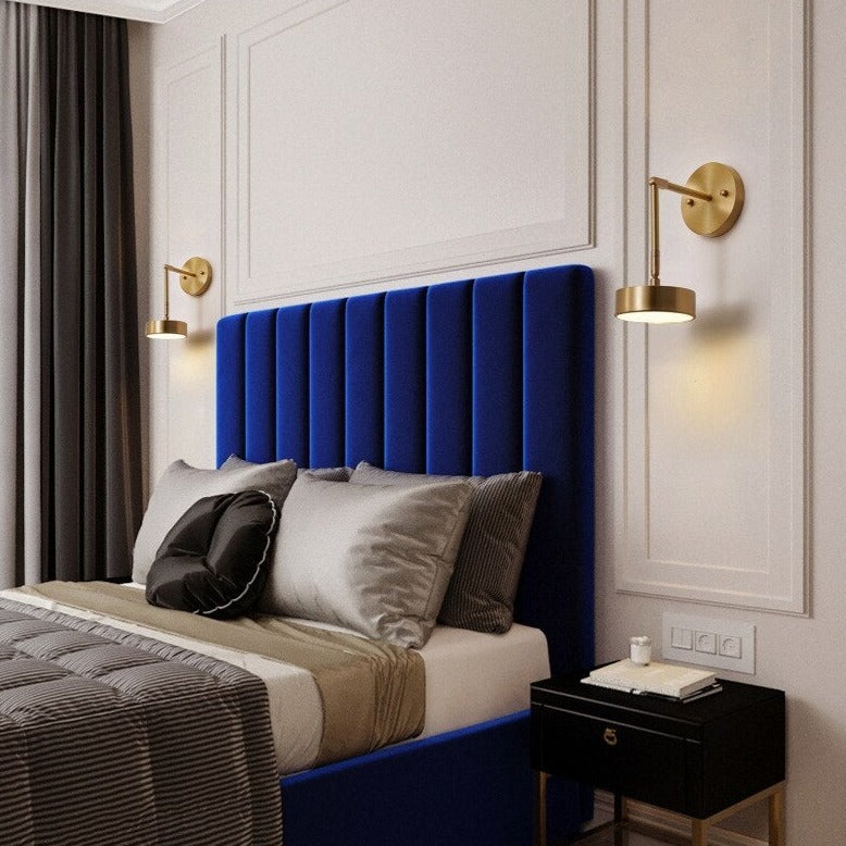 Applique murale moderne LED avec bras réglable doré Margot - vue 7 sur 7