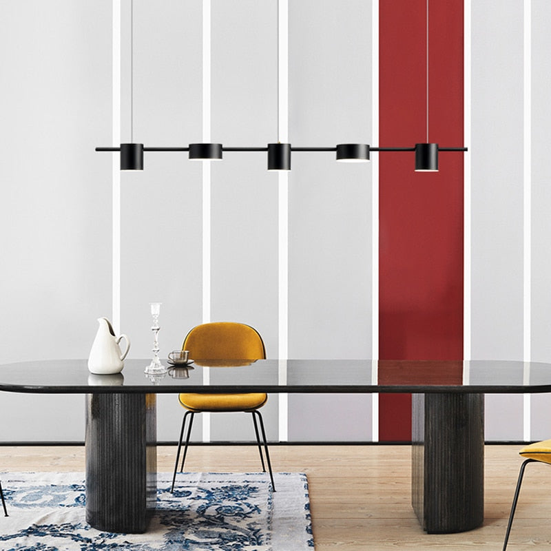 Lustre moderne LED avec plusieurs spots en métal Ainoa - vue 2 sur 16