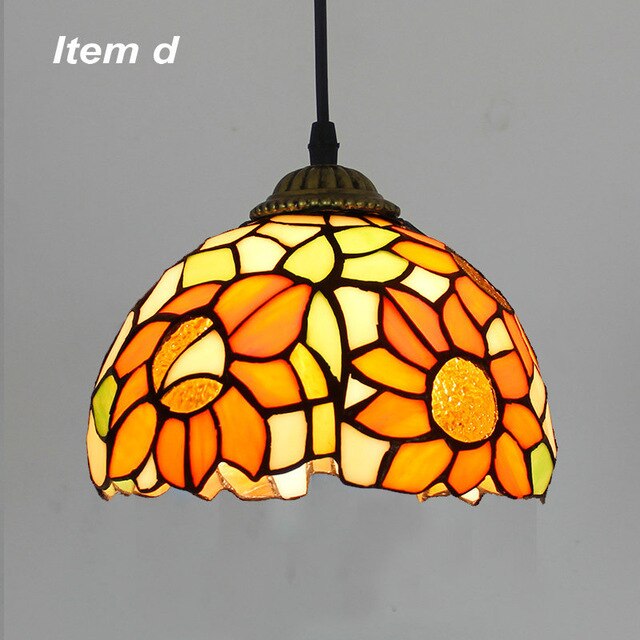 Lámpara de suspensión LED vintage con gafas de colores Haimeï