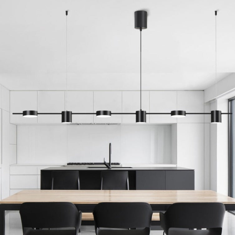 Lustre moderne LED avec plusieurs spots en métal Ainoa - vue 7 sur 16