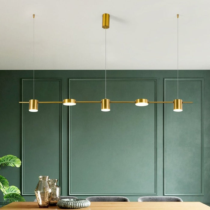 Lustre moderne LED avec plusieurs spots en métal Ainoa - vue 9 sur 16