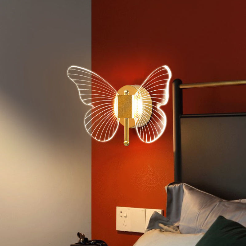 wall lamp modern LED butterfly wall Fairya