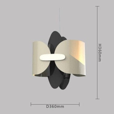 pendant light abstract butterfly design Kimberly