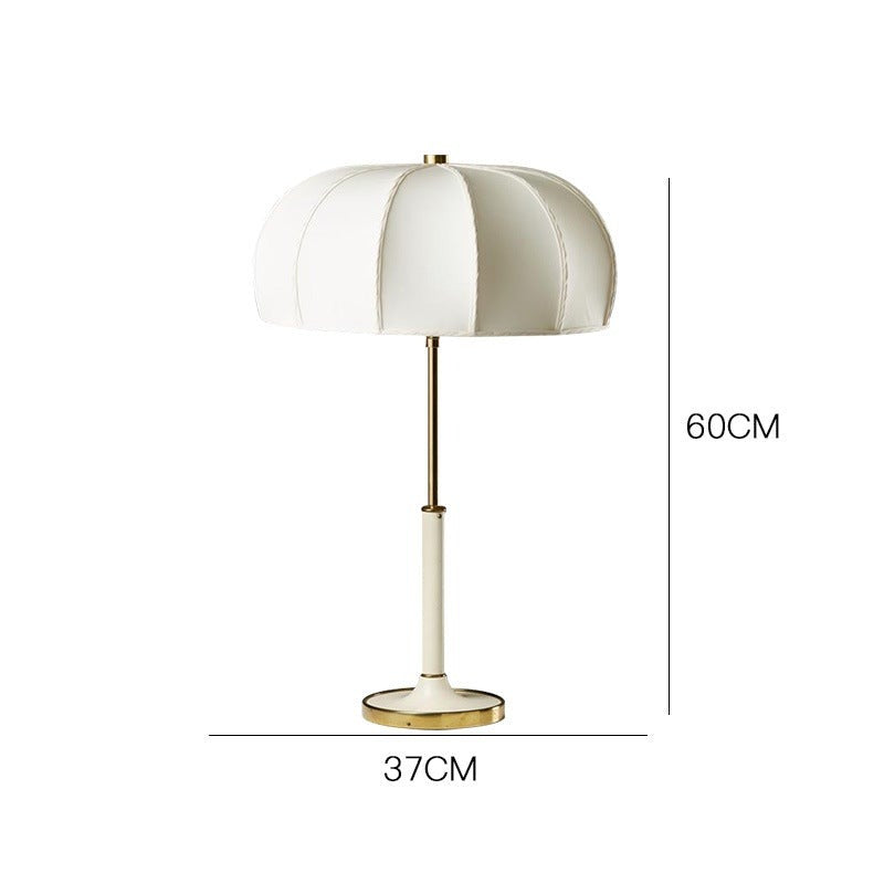 Lampe à poser moderne abat-jour en forme de dome Rita