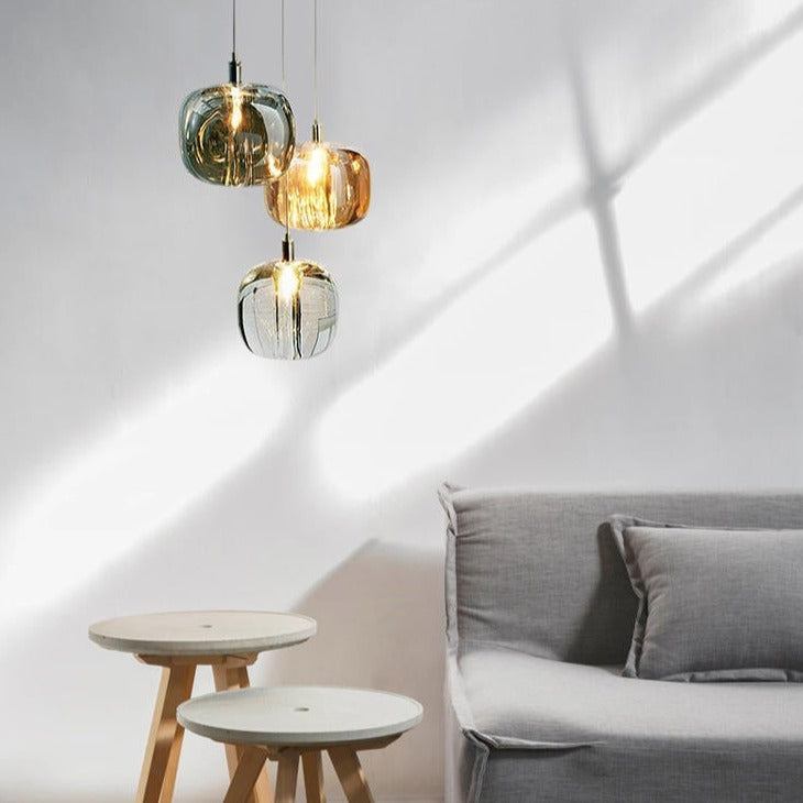 pendant light modern apple-shaped glass Julye