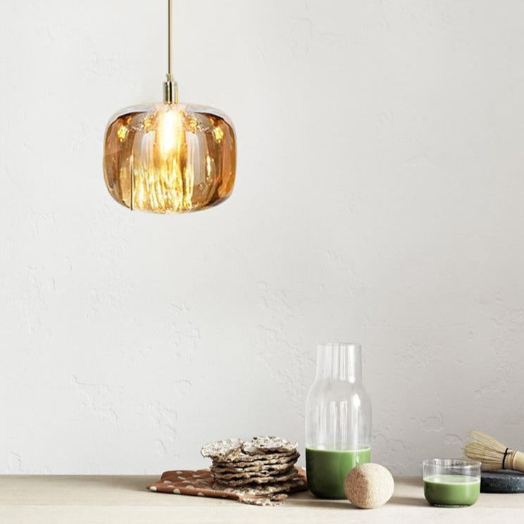 pendant light modern apple-shaped glass Julye