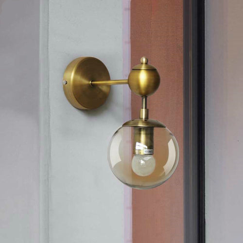 Applique murale moderne en verre fumé Shonda - vue 5 sur 8