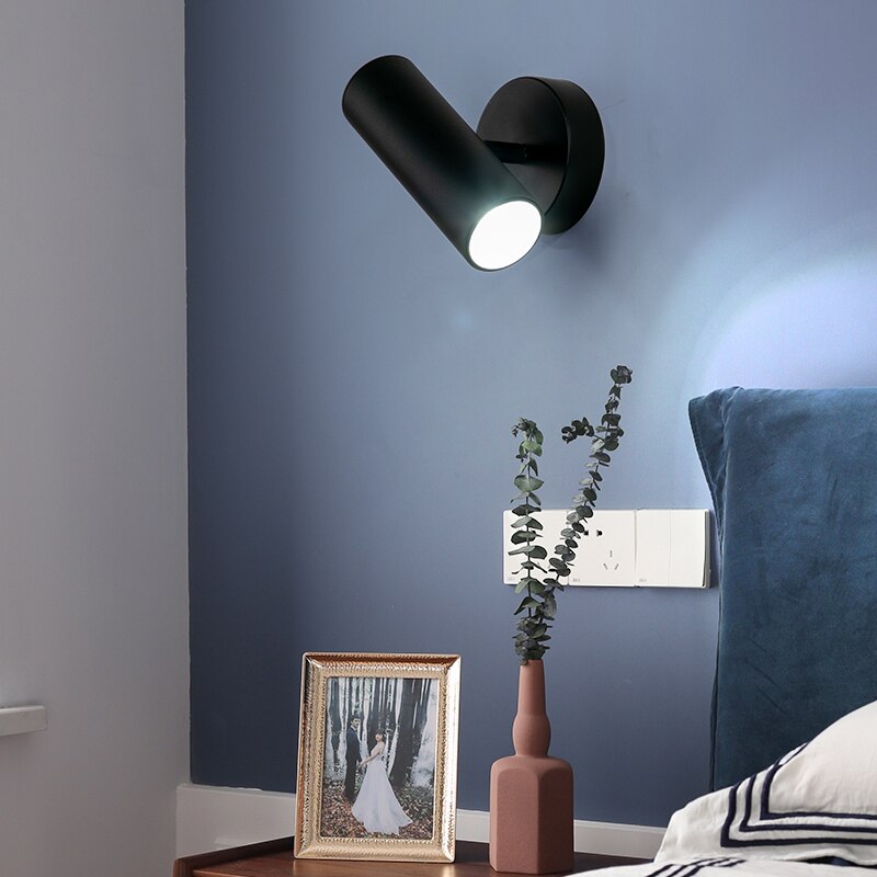 Applique murale moderne LED style spotlight en métal Ariadne - vue 3 sur 8