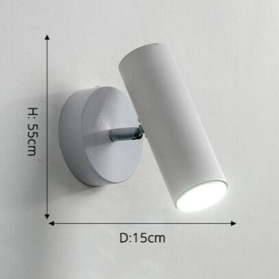 Applique murale moderne LED style spotlight en métal Ariadne - vue 8 sur 8
