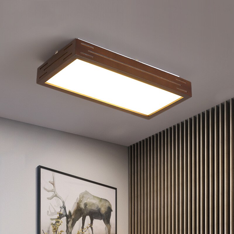 Scandinavian LED ceiling light with Aquilina light rectangle