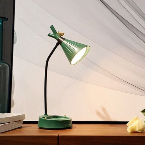Moderna lámpara LED regulable con soporte móvil Agripina