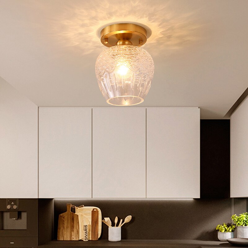 Modern ceiling light with lampshade luxury glass Diara