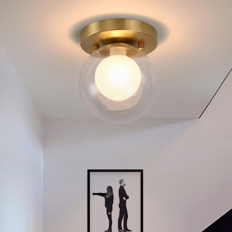 Modern ceiling light with lampshade luxury glass Diara