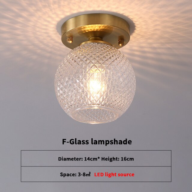 Modern ceiling light with lampshade luxury glass Diara