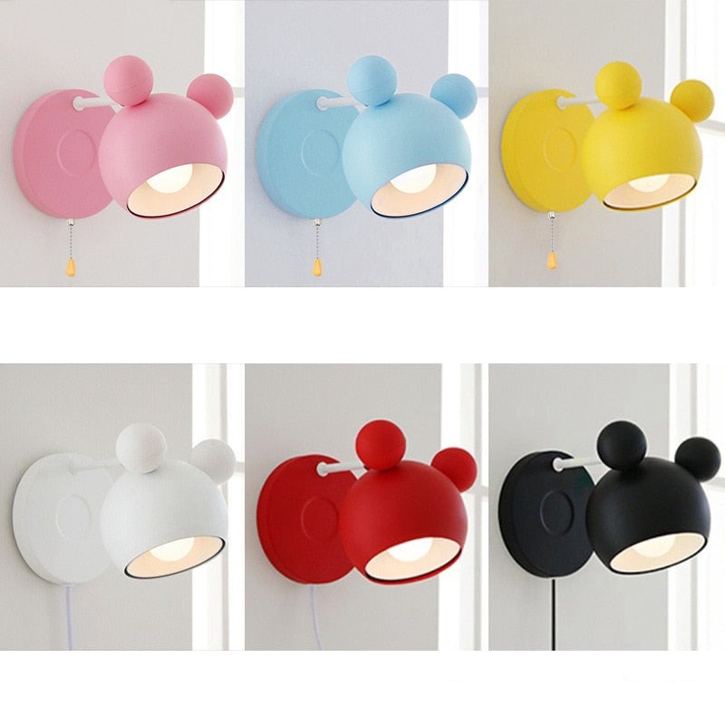 wall lamp colourful children's wall with little ears Joyla