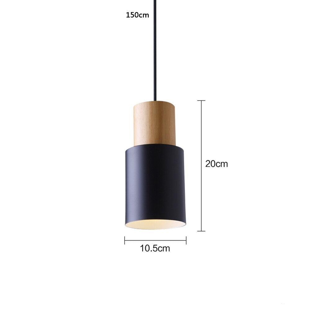 Suspension design LED avec abat-jour cylindrique Gemira - vue 6 sur 11