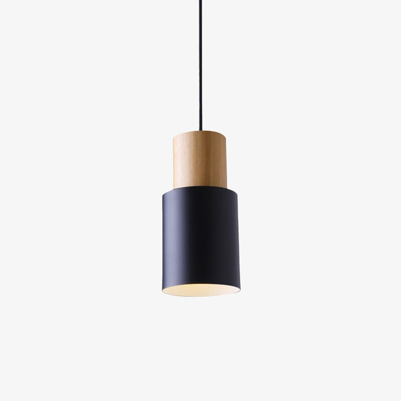 pendant light LED design with lampshade cylindrical Gemira