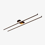 Industrial LED ceiling lamp with light bar Warren