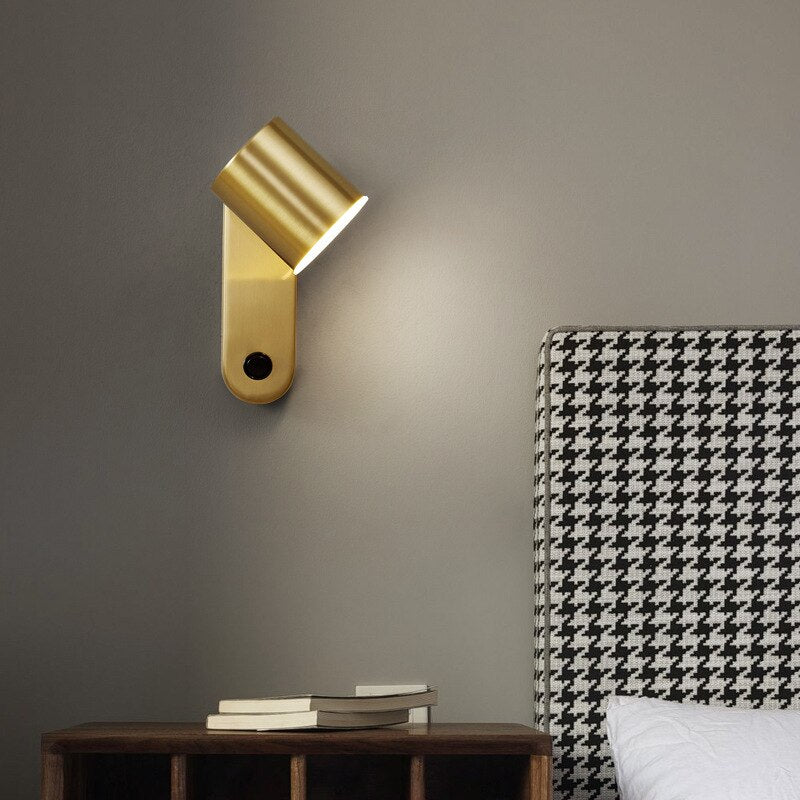 wall lamp industrial wall with lampshade cylindrical Liana