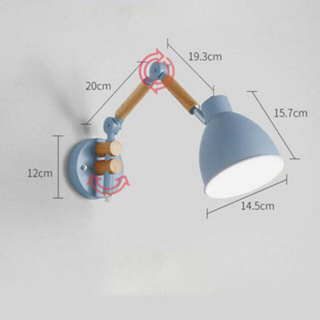 Aplique moderno de madera y metal Garenne (varios modelos)