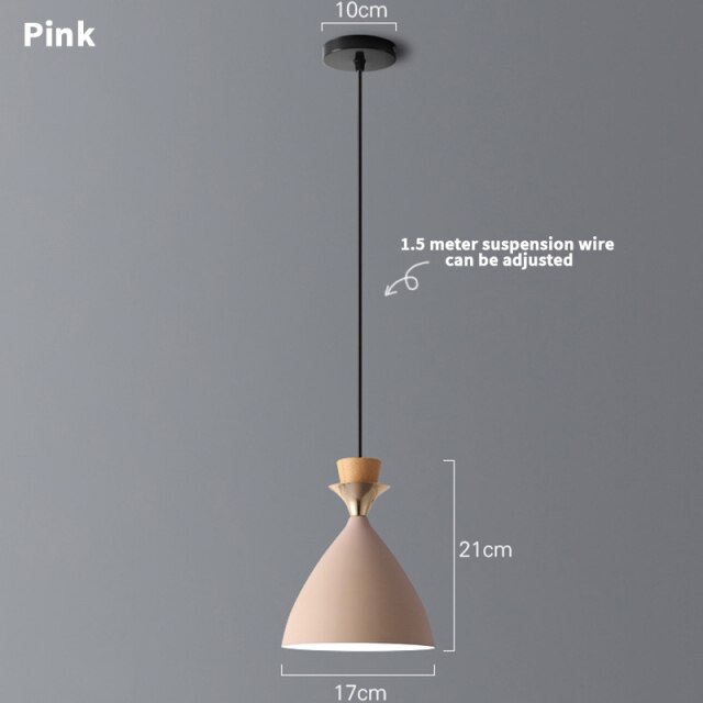 pendant light design in colored metal Cressy