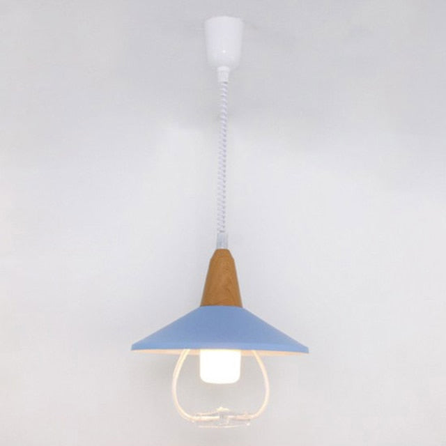 Suspension industrielle abat-jour conique presque plat Casilda