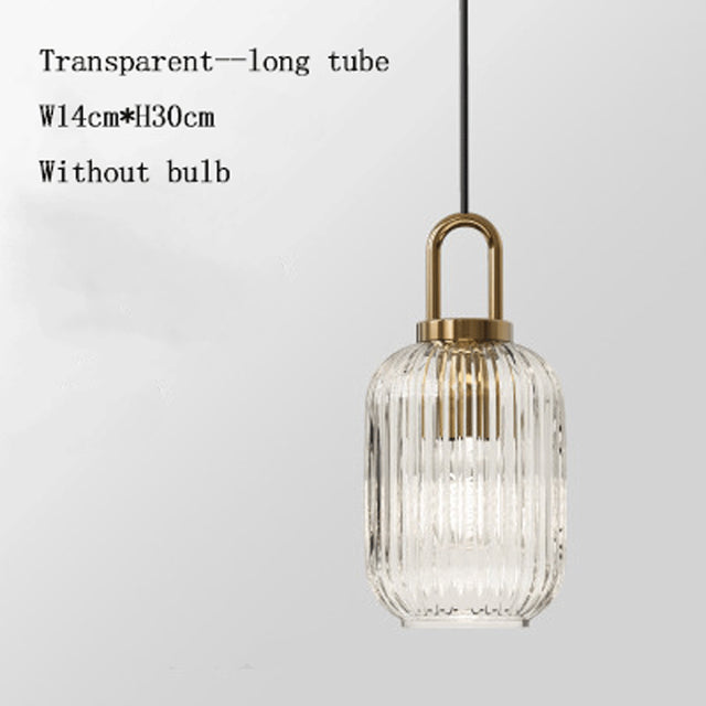 Lámpara de suspensión moderno con diferentes formas en vidrio Charlise