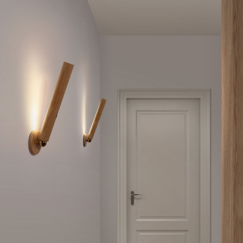 wall lamp modern 360° rotating wooden wall-mounted Unix