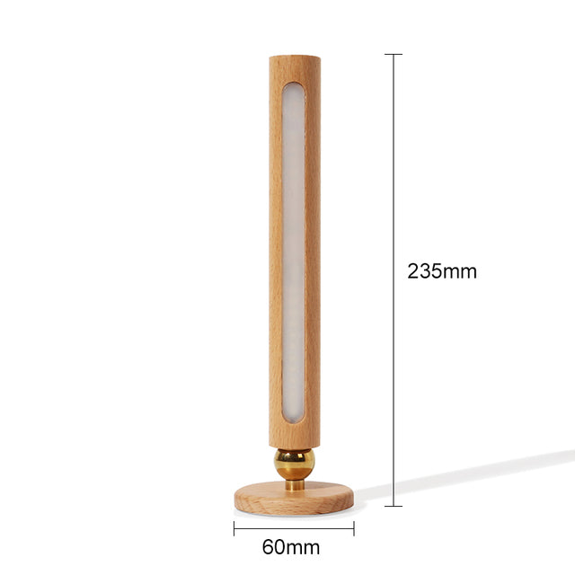 Moderno aplique de madera giratorio de 360° Unix