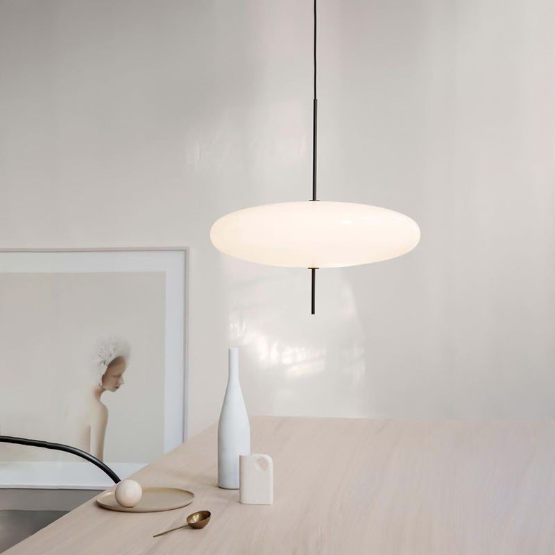 Suspension moderne LED acrylique ovale Hannon