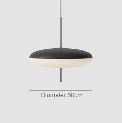 Suspension moderne LED acrylique ovale Hannon