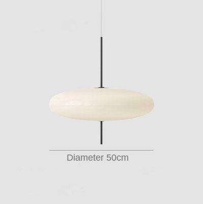 Suspension moderne LED acrylique ovale Hannon