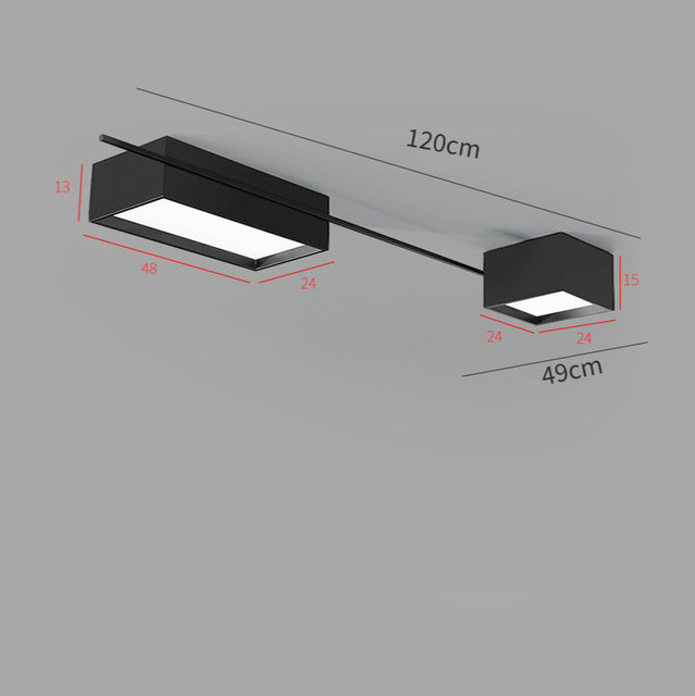 Lámpara de techo design geométrica industrial LED Alani